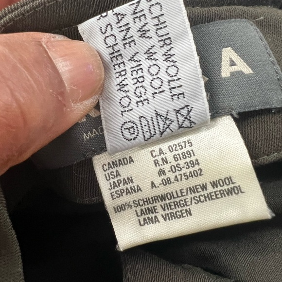 Crisca brown wool pants trousers size 34 - Picture 5 of 8